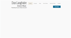 Desktop Screenshot of dunlaoghaireschoolofmusic.com